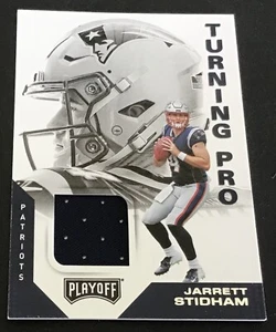 Panini Playoff Football No. 2019 Tarjeta de parche de camiseta de Jarrett Stidham TP-17 - Imagen 1 de 2
