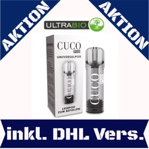 1x CUCO Pod - 2ml Leer-Pod Refillable Cartridge für ELFA Akku - Ultrabio