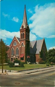 Postal de la Unión Primera Iglesia Congregacional Manchester NH New Hampshire Hannover - Imagen 1 de 2