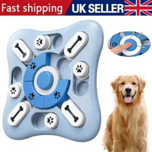 Dog Toy Interactive Puzzle IQ Treat Food Puzzle Game Dog Mental Stimulation Blue - Picture 1 of 10