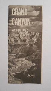 GRAND CANYON NATIONAL PARK ARIZONA 1961 Map of Grand Canyon Village South Rim - Picture 1 of 2