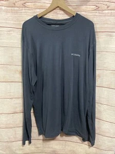 Columbia Grey Omni- Wick Breathable Short Sleeve T- Shirt Mens L - Picture 1 of 8