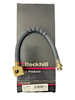 Manguera hidráulica de freno ROCKHILL DELANTERA IZQUIERDA 35-102471 PARA FORD LINCOLN MERC 80-90 Foto 1 de 2