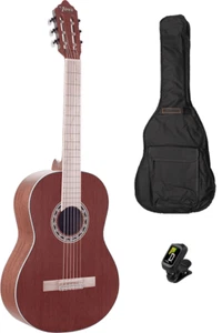 KLASSISCHE GITARRE 4/4 WINE RED VALENCIA VC354-WR MIT HÜLLE UND STIMMGERÄT - Bild 1 von 3