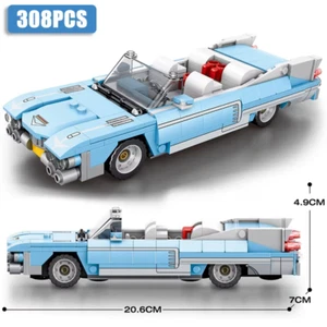 308PCS MOC Roadster Car Building Block Creative City Vehicle Diy Car Model Brick - Picture 1 of 13