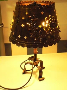 Lampe Tischleuchte Tischlampe Kupferlampe - Bild 1 von 2