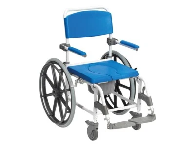 Drive Medical Dusch-Toilettenrollstuhl Aston 24" Räder Höhenverstellbar - Bild 1 von 4