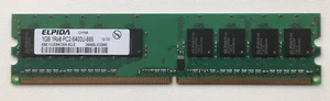 Elpida EBE10UE8ACWA-8G-E 1RX8 PC2-6400U-666 1GB Memory RAM DDR2-800MHz - Picture 1 of 2