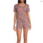 Liz Claiborne Short Sleeve 2-pc. Shorts Pajama Set Sizes S, M, L  New Coral