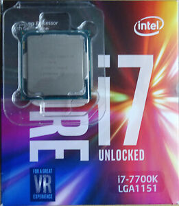 Intel Core i7-7700K 4.2 GHz 4-Core LGA 1151 Sockel Processor Boxed