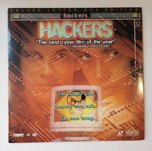 Hackers Laserdisc LD (1995) Deluxe Letter Box Edition - Angelina Jolie - Picture 1 of 11