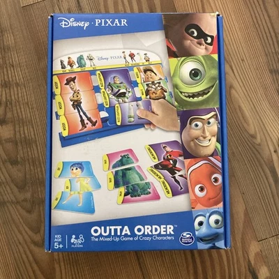 Disney Pixar Outta Order Game Toy Story Incredibles Wall-e Up Monsters Nemo - Image 1 of 4