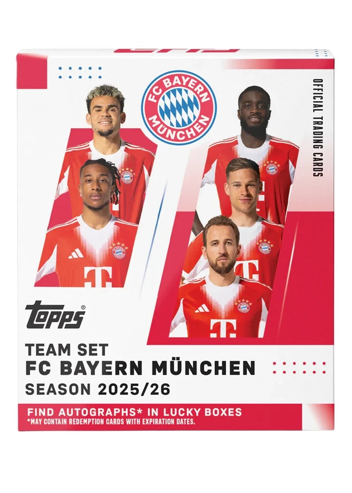 New listingTopps FC Bayern Munich Team Set 25/26 | New | Sealed
