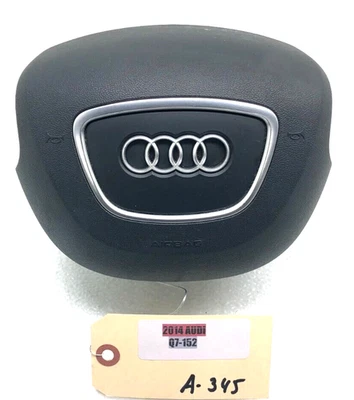 AUDI Q7 2013-2015 CONDUCTOR IZQUIERDO 4 RADIOS VOLANTE TÉRMICO AIRBAG AIRBAG OEM Foto 1 de 4