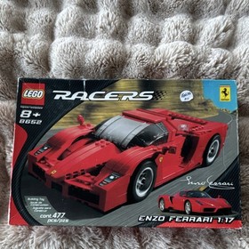 LEGO Racers Enzo Ferrari 1:17 8652 Complete Set 477 Pieces Boxed (damaged box)