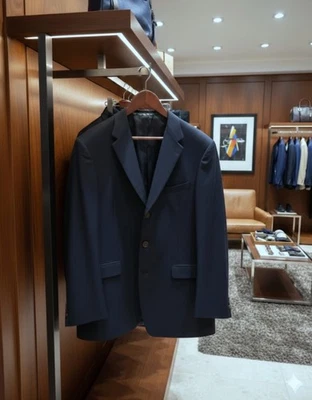 Men's Austin Reed 3 - Button Wool Navy Blazer Size is 50L  Excellent condition! - Image 1 of 4