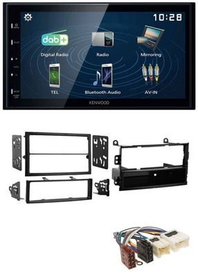 Kenwood 2DIN Bluetooth MP3 USB DAB Autoradio für Nissan 350Z Roadster 02-05 - Bild 1 von 4