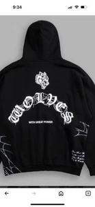 Darc Sport Spider Man Mister Negative Side By Side Bishop Hoodie Black  L RARE - Picture 1 of 6