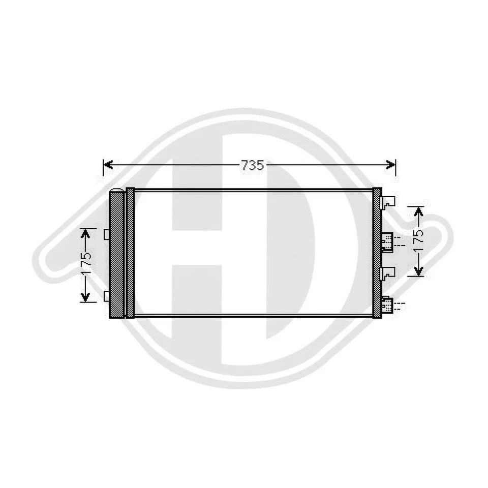 DIEDERICHS Kondensator, Klimaanlage für DACIA RENAULT - Bild 1 von 1