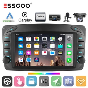 DVR Android 13 Carplay Autoradio GPS NAVI Für Mercedes W203 W209 Viano Vito W639 - Bild 1 von 19