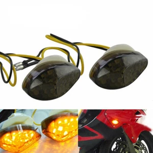 LED Flush Mount Front Turn Signals Light For Honda CBR 600 F4 1999-00 F4i 01-06 - Picture 1 of 8