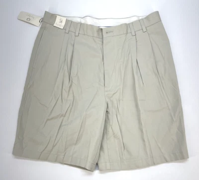 Pantalones Cortos Turnbury Cremallera Plisada Frontal Mezcla Algodón Para Hombre 38 Beige Nuevos con Etiquetas Foto 1 de 4