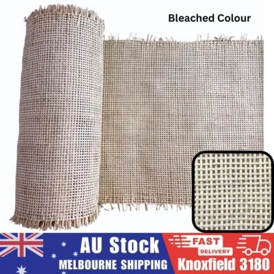 NATURAL Rattan Cane Webbing Roll | RADIO Square | BLEACHED | Furniture Decor - image 1 of 4