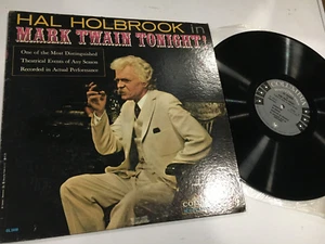 Hal Holbrook in "Mark Twain Tonight!" LP   EX/VG Columbia OL5440 - Imagen 1 de 2