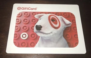 2016 BULLSEYE DOG TARGET LEGOS GIFT CARD COLLECTIBLE NO VALUE RARE NEW - Picture 1 of 1