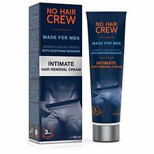 Mens Intimate Genital Hair Removal Cream for Sensitive Areas Extra Gentle 100 ml