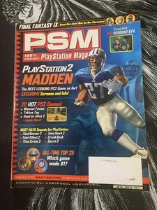 PSM Playstation Magazine 34 June 2000 Vol 4 Madden Resident Evil Soul Reaver 2 - Imagen 1 de 4