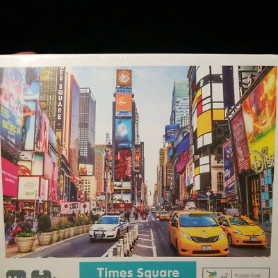 NEW  Puzzle Times Square 1000 Piece Jigsaw Puzzle SEALED NEW Toy - Image 1 of 4