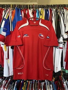 CHILE 2007 2009 HOME FOOTBAL SHIRT SOCCER JERSEY BROOKS sz M MEN RED - Picture 1 of 15