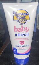Banana Boat Baby Mineral SPF 50 Sunscreen Tear Free (6oz / 117mL)  Exp. 1/2026