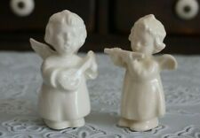 Antique White Angel with Lute Full Bee Hummel TMK-2 Mark pre-1955Goebel Christmas Collectible Home Decor