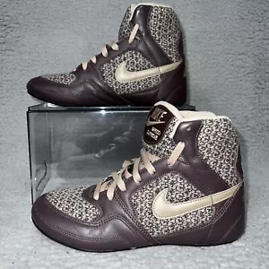 Nike Greco Supreme Wrestling Sneakers Women's Sz 8 Brown Tan 2008 316553-291 - Picture 1 of 6