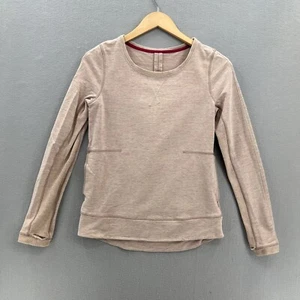 Lululemon Womens Exhalation Crewneck Sweatshirt Kangaroo Pocket Size 6/S (?) - Picture 1 of 10