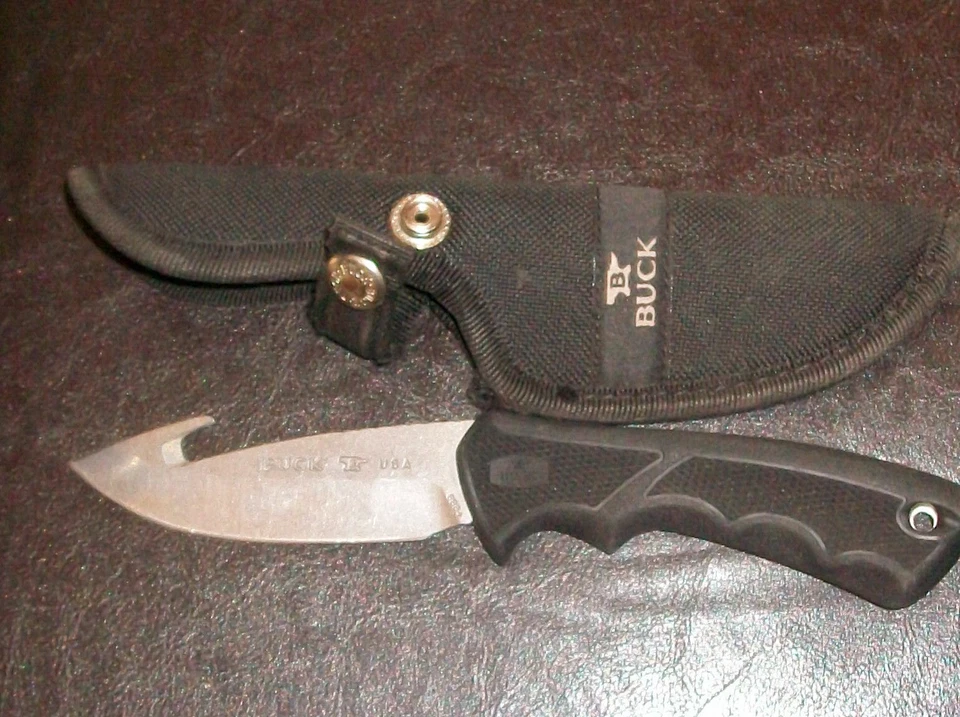 Cuchillo Guthook Buck USA 685 Grande Bucklite Max II Hoja Fija con Funda 2023 Foto 1 de 1