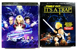 Galaxy Quest 4K+Slip Cover (New)/Bonus Blu-ray: Family Guy: It's A Trap! (Used) - Picture 1 of 4