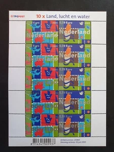 2003 NIEDERLANDE NIEDERLANDE 10X LAND LUCHT EN WATER SEHR GUTER ZEITMARKE POSTFRIS - Bild 1 von 1