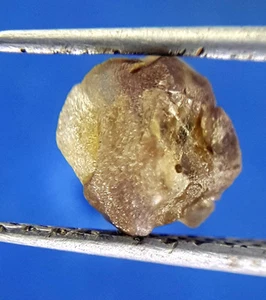 0.88tcw Gray Brown Sparkling Color Natural Ball Shape African Rough Diamond - Picture 1 of 9
