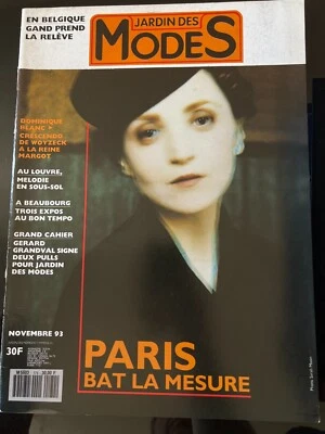 JARDIN DES MODES n°174 du 11/1993; Paris bat la mesure/ Dominique Bmanc/ Beaubou - Immagine 1 di 3