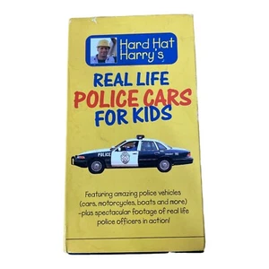 Real Life Police Cars For Kids VHS Hard Hat Harry - Picture 1 of 3