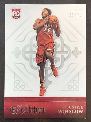 2015-16 Panini Excalibur Silver, Justise Winslow Rookie Card #ed 35/70, #159 - Image 1 of 2