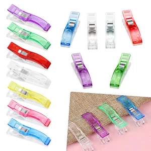 20x Clips de Costura para Tela Artesanal Acolchado Dobladillo Tejer Crochet Multicolor - Imagen 1 de 7