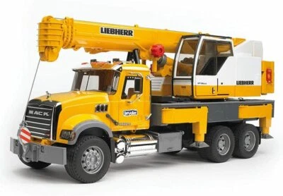 Bruder 02818 Mack Granite Liebherr Crane Truck - Image 1 of 4