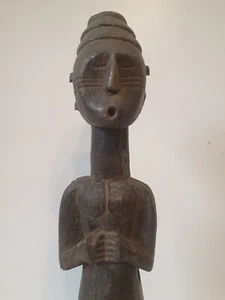 Janiform männlich/weiblich Jenjo Umstandsfigur. Selten, gebraucht, sehr alt. 57cm. Nigeria - Bild 1 von 24