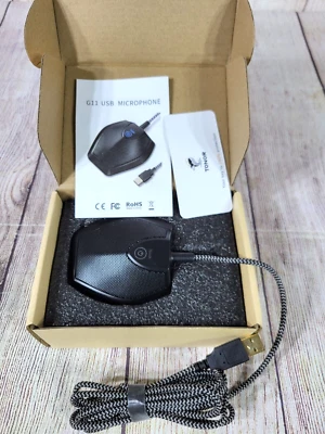 TONOR G11 Conference USB Microphone Omnidirectional Condenser PC Mic, Black - Image 1 of 4