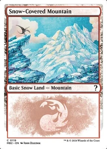 [MTG] Snow-Covered Mountain (0119) (MB2) NM - Picture 1 of 1