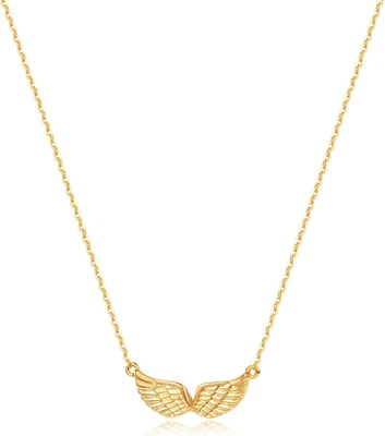 Cross Pendant Necklace for Women 14K Gold Plated Cubic Zirconia Evil Eye Butterf - Изображение 1 из 4